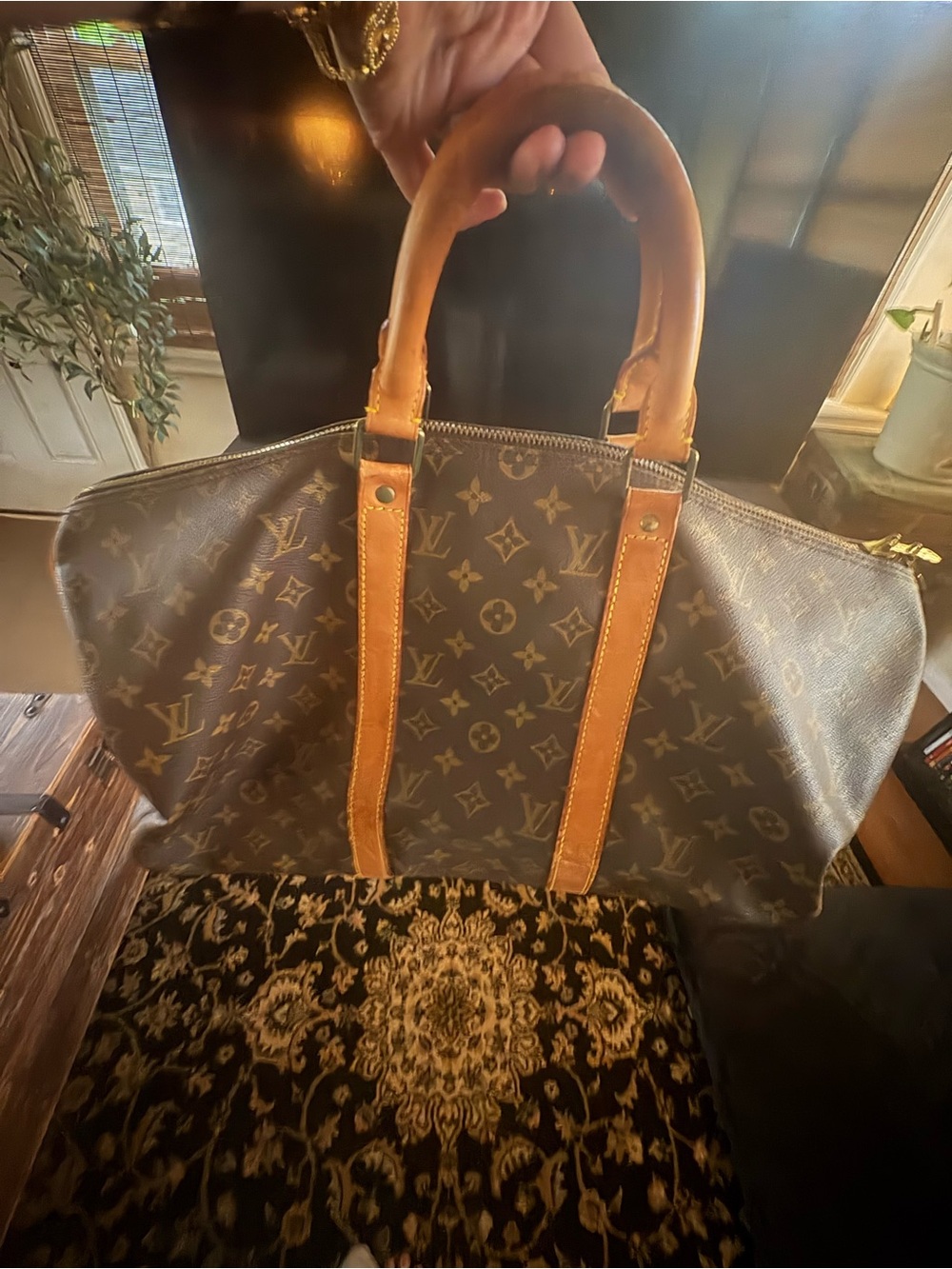 Louis Vuitton Monogram Vintage 45 Keepall Bandolier - Picture 2 of 16